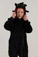 Дитяча піжама кігурумі Беззубик розмір 110,120, 130, 140 см теплий яскравий костюм кігуру для хлопчиків