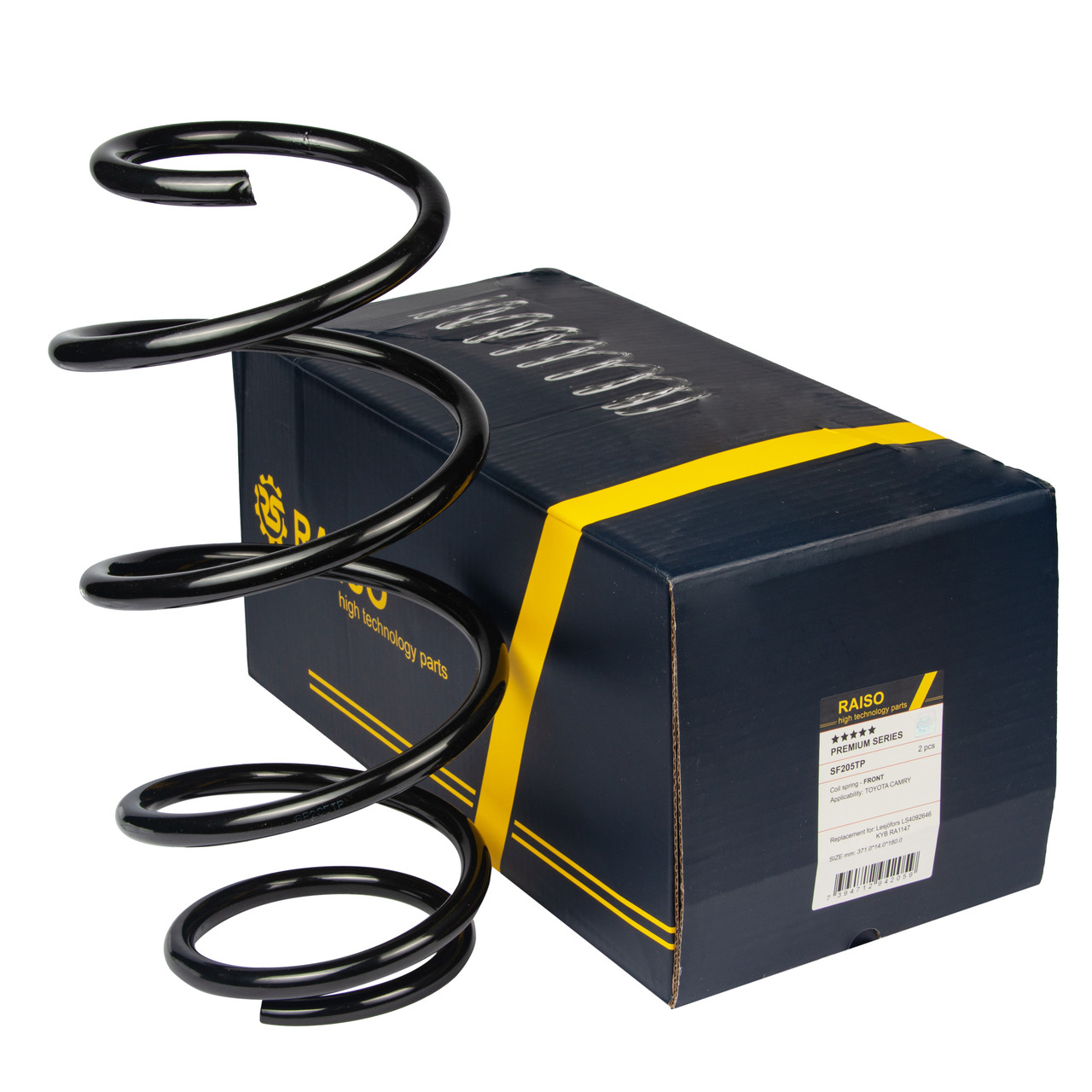 Пружина передня Raiso (Швеція) Toyota Camry 50, Тойота Камрі 50 11-14 #SF205TP UAIEAZY4, фото 1
