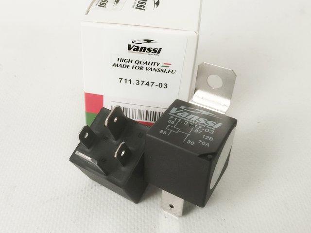 Реле універсальне 4-х конт. 12В 70А (Vanssi) 711.3747-03