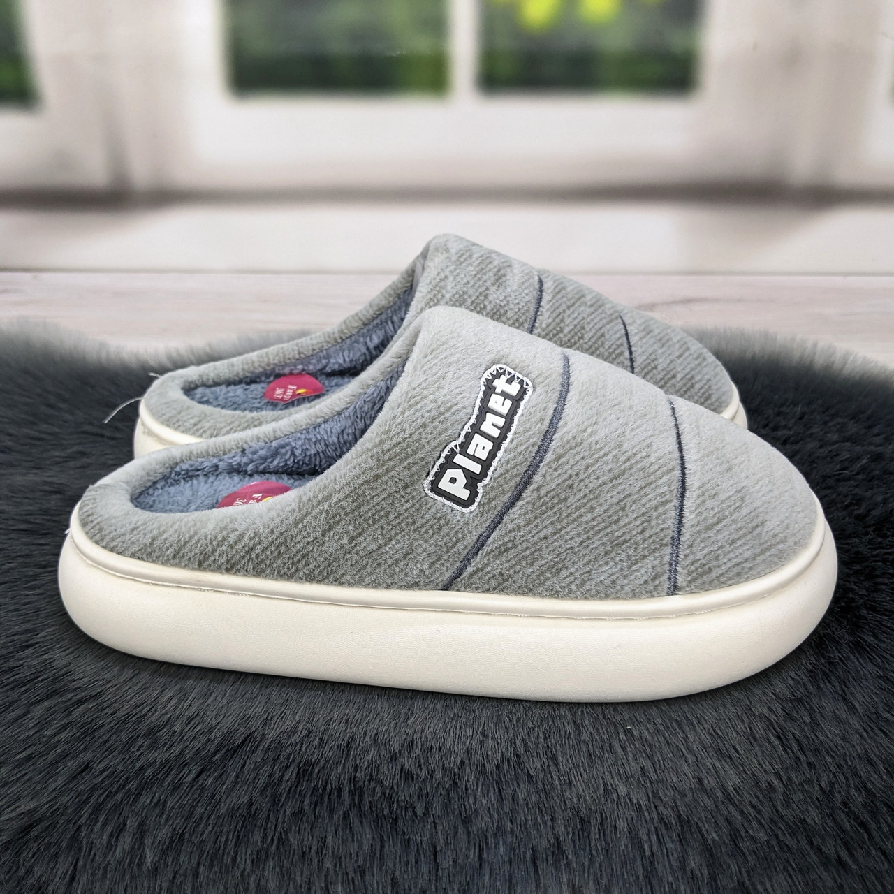 Тапочки домашні теплі жіночі або підліткові сірого кольору Fangre 4597, фото 1