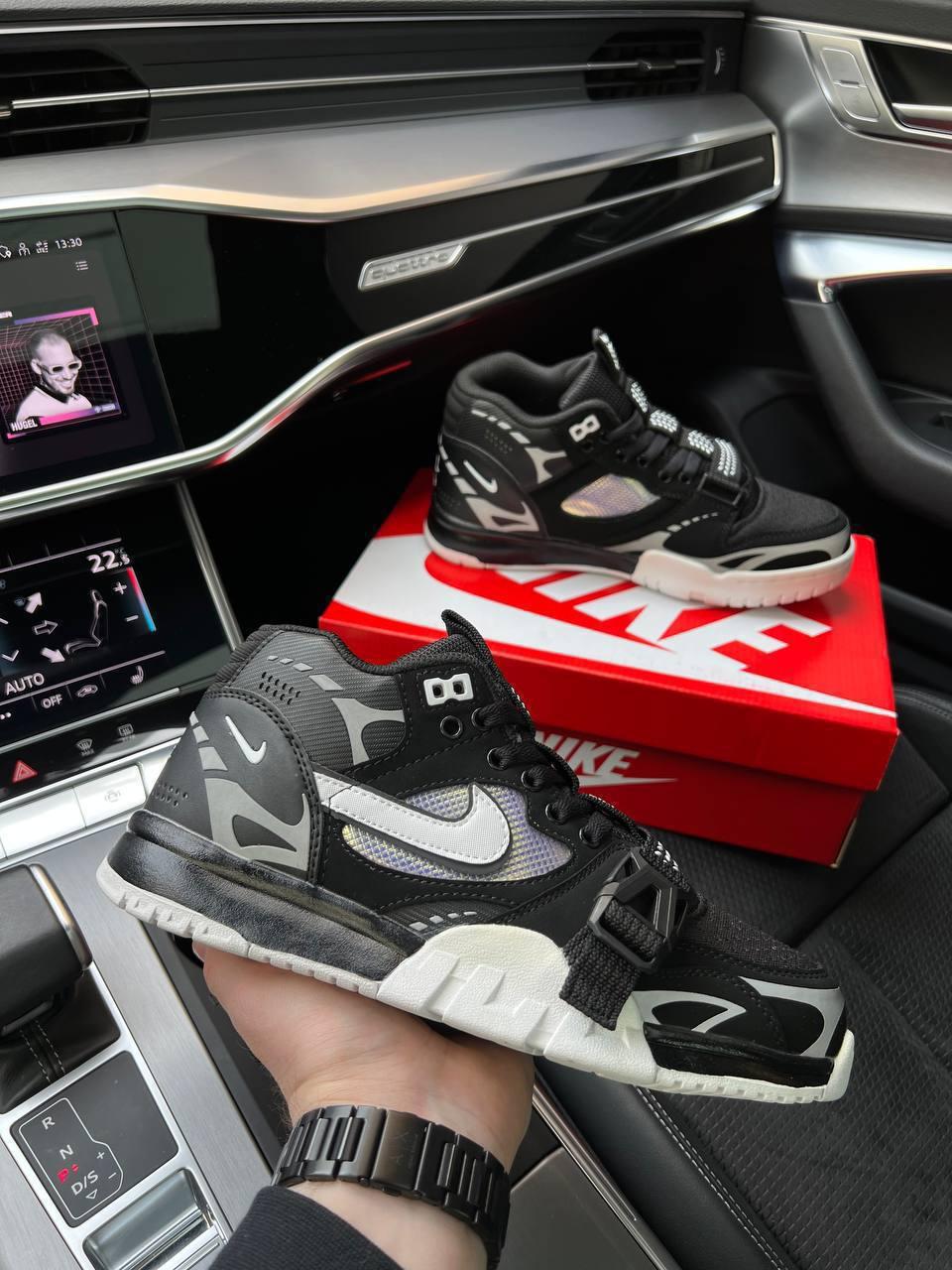 Чоловічі кросівки Nike Air Trainer 1 SP Black, кеди Найк шкіра текстиль чорні весна осінь 41