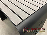 Табурет залізний для мангалу з накладкою від Thermowood Production, фото 2