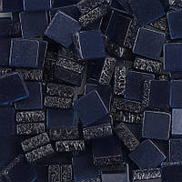 Шматочки мозаїки 0,5*0,5 см Колір Сіні темний (200 штук 12 грам) з акрилової смоли. Форма квадрат.