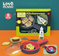 Сковорідка на батарейках KitchenWare XG 2-5, 8 елементів, продукти змінюють колір