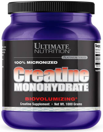 Креатин моногідрат Ultimate Creatine Monohydrate 1000 г Без смаку, фото 1