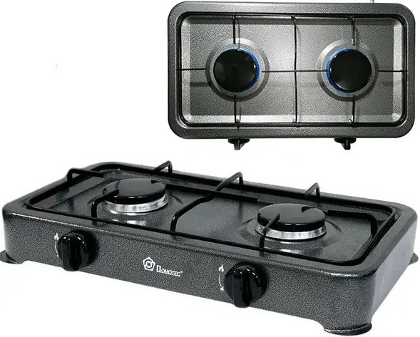Газова Плита Domotec MS 6602 на 2 комфорки, фото 1