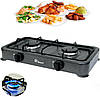 Газова Плита Domotec MS 6602 на 2 комфорки, фото 2
