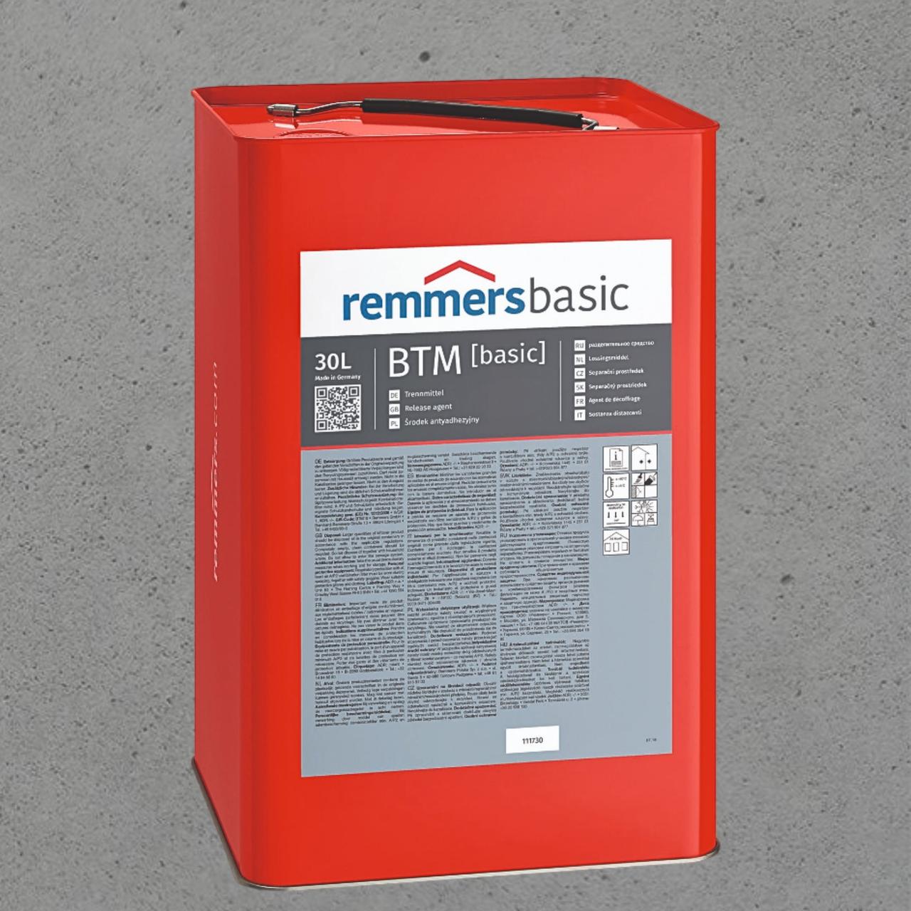 Мастило для опалубки та форм формувальна олива BTM Trennmittel Universal