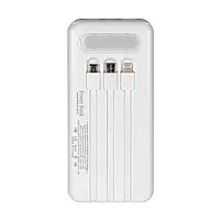 Повербанк 20000mAh Power Bank Kraft KPB-2120FCL White 22.5W QC3.0 LED-ліхтар (43-00053), фото 5