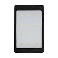 Повербанк з сонячною панеллю 10000mAh Power Bank Kraft KPB-1012SL Black LED-ліхтар (43-00090), фото 4