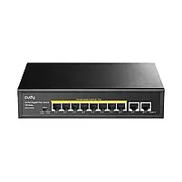PoE-комутатор 10-портовий некерований Cudy GS1010PE 8 портів PoE+ гігабітний 120W (73-00502), фото 3