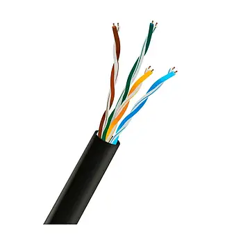 Кабель вита пара UTP CAT5E CCA 0.51mm LDPE Outdoor Trinix 305m (33-00188)