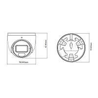 IP-відеокамера 2Mp TVT TD-9520S4L-C(D/PE/AW1) f=2.8mm, ІЧ+LED-підсвічування, з мікрофоном (77-00403), фото 2