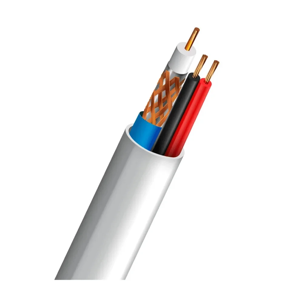 Кабель коаксіальний SL-59+2*0.5 CU 0.8mm Indoor ОS-структура Trinix 305m (35-00042)