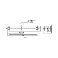 Дверний доводчик Dortec DT-65 Graphite (63-00025), фото 5