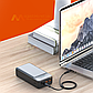 Повербанк для роутера XO PR201 USB PD65W 30000mAh зі швидкою зарядкою + юсб шнур для вай фай для роутера 9В/12В, фото 7