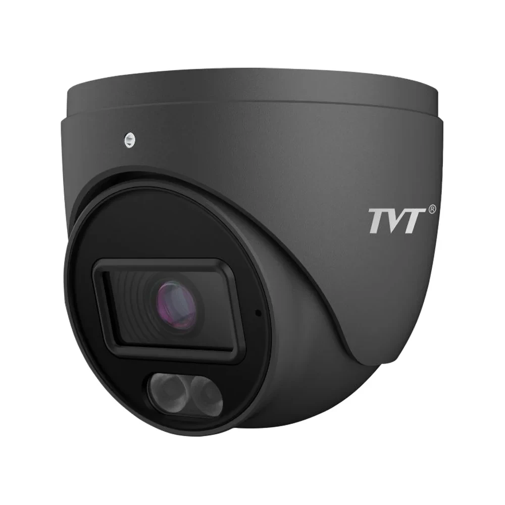 IP-відеокамера 4Mp TVT TD-9544S4L-C(D/PE/AW1) Black f=2.8mm, ІЧ+LED-підсвічування, з мікрофоном (77-00381)