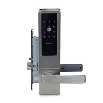 Замок електромеханічний автономний Trinix TRL-5302BT Silver з Bluetooth і зчитувачем Mifare (65-00059)