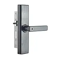 Замок біометричний автономний Trinix TRL-5108BTF Black Right з Bluetooth, зчитувачем відбитків пальців і карт Mifare (65-00029), фото 3