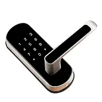 Замок біометричний автономний Trinix TRL-5107BTF Silver Right з Bluetooth, зчитувачем відбитків пальців і карт Mifare (65-00025), фото 4