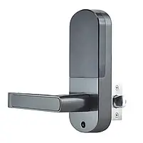 Замок біометричний автономний Trinix TRL-5107BTF Black Right з Bluetooth, зчитувачем відбитків пальців і карт Mifare (65-00024), фото 4