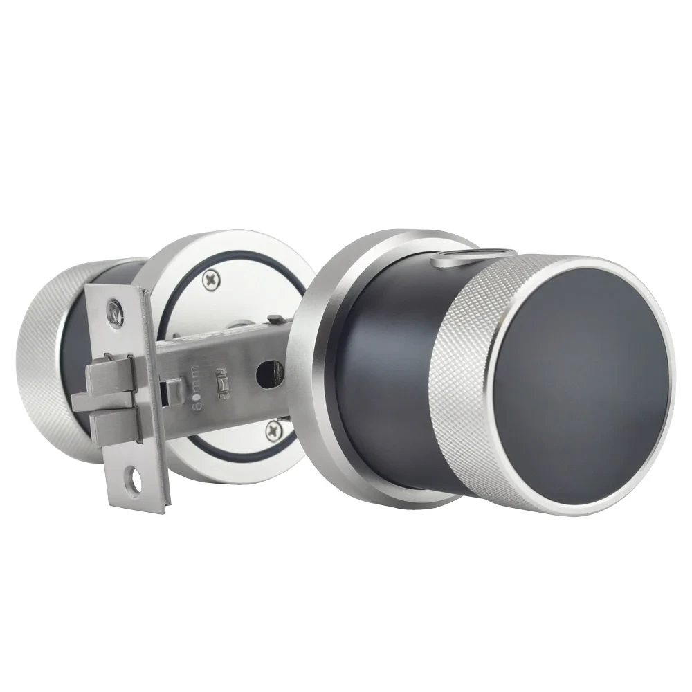 Замок біометричний автономний Trinix TRL-5106BTF Silver з Bluetooth, зчитувачем відбитків пальців і карт Mifare (65-00022)