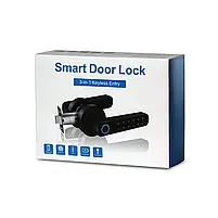 Замок біометричний автономний Trinix TRL-5205BTF Tuya Black з Bluetooth і зчитувачем відбитків пальців (65-00068), фото 7