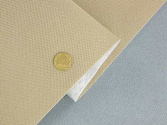 Автотканина стельова Petek-189, колір світло-бежевий, на поролоні та повсті, товщ. 2мм, шир. 168см, Туреччина