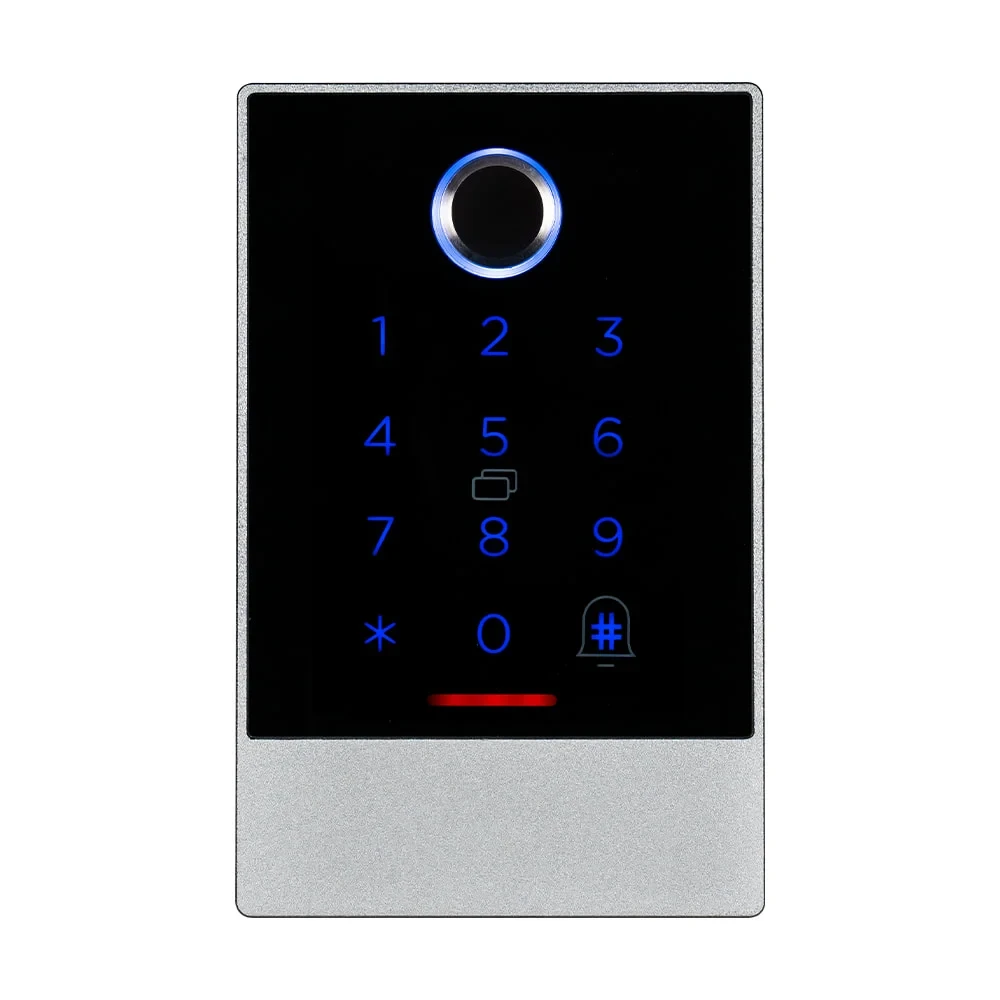 Клавіатура з Bluetooth, з контролером, зчитувачем відбитків пальців та карт Mifare Trinix TRK-1106BTFW (71-00054)