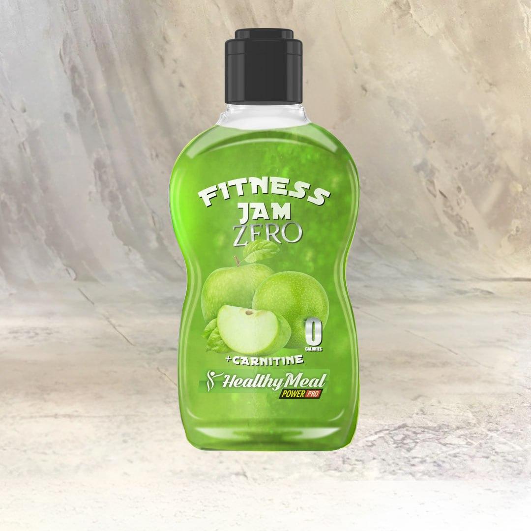 Фітнес-джем яблуко з карнітином без цукру Fitness Jam ZERO Power Pro 200 г