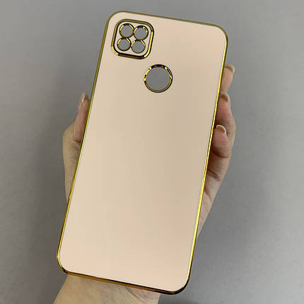 Чохол для Xiaomi Redmi 9C глянцевий щільний чохол на телефон сяомі редмі 9с пудровий H7Y, фото 1