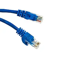 Патч-корд мережевий Trinix UTP, RJ-45, CAT.5 1m Blue (73-00611), фото 3