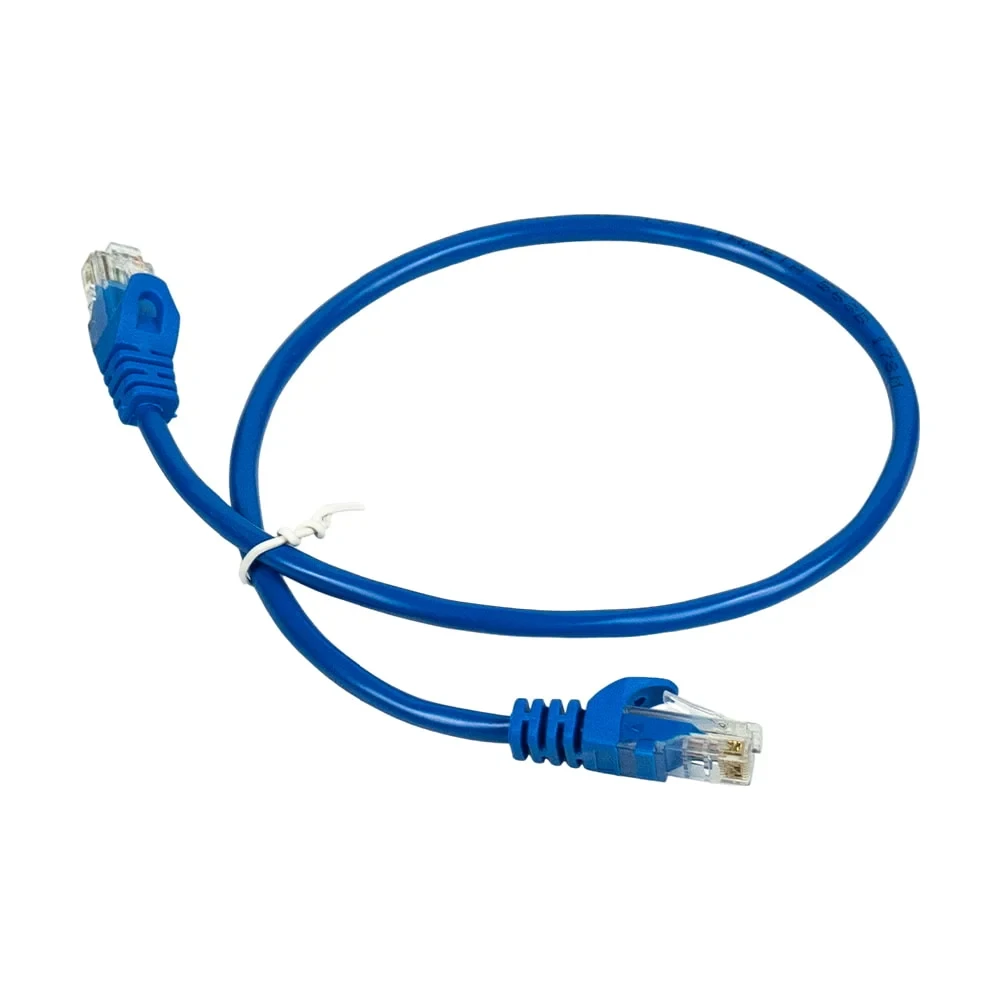 Патч-корд мережевий Trinix UTP, RJ-45, CAT.5 1m Blue (73-00611)