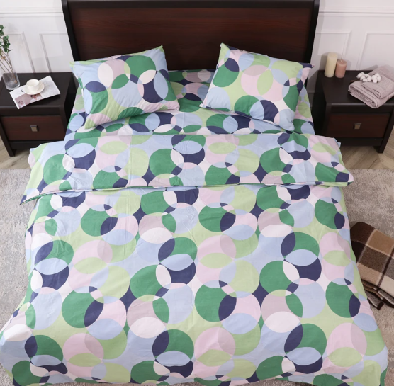 Бязь набивна "Кольорові круги ", фото 1