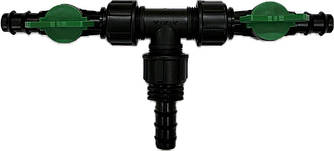 Розподільник повітря AquaNova на два виходи 16 мм