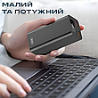 Повербанк для роутера XO PB97 65W 20000 mAh з швидкою зарядкою + юсб шнур для вай фай для роутера 9В/12В, фото 7