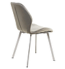 Стілець N-54 світло-сірий велюр + білий TM Vetro Mebel, фото 7