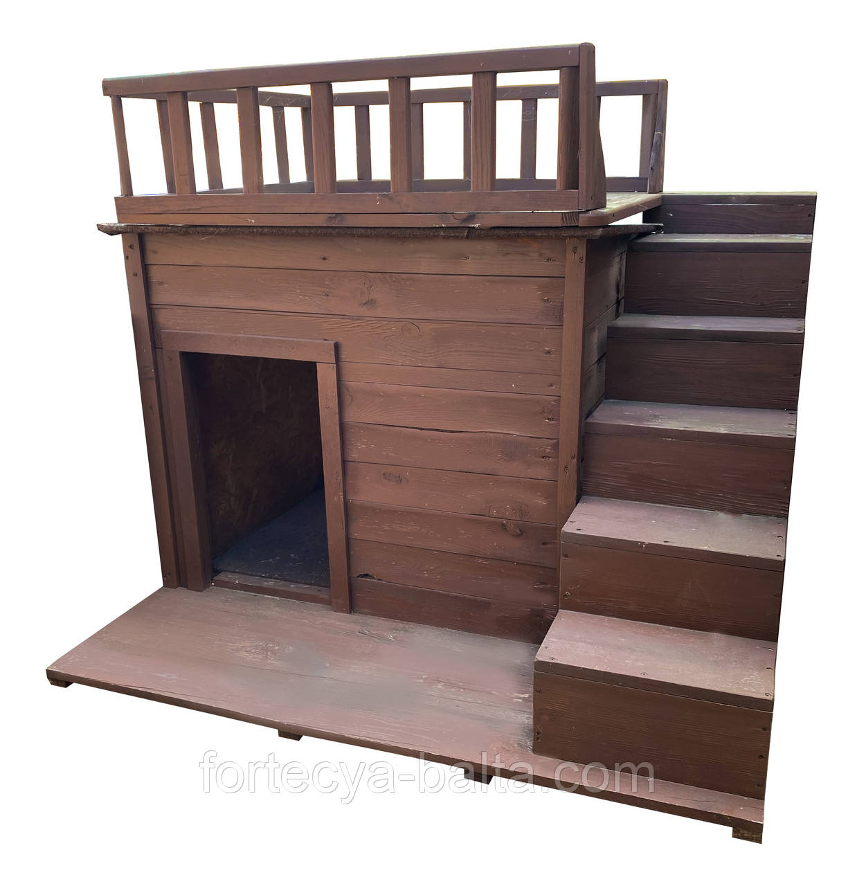 Будка №4 утеплена з балконом, фото 1