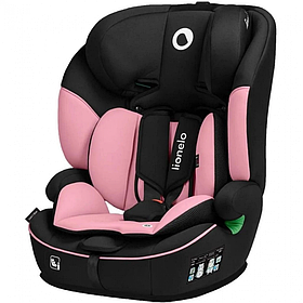 Автокрісло Lionelo Levi i-Size Pink Baby (група 1/2/3, 9-36 кг, регулювання підголівника) Чорно-рожеве