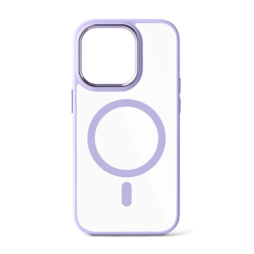Чехол Crystal Shadow with MagSafe для iPhone 13 Pro - light purple