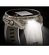 Смарт-годинник Garmin Fenix 8 – 43 mm AMOLED Sapphire, Soft Gold with Fog grey/dark sandstone silicone band, фото 8