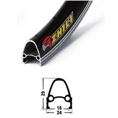 Обод велосипедный 26 ZHILI Gravity ZLA-015B, двойной, 36 спиц