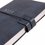 Щоденник 12х20cм Leo Planner датований 2025 Glory темно синій 352 ст (252511), фото 4