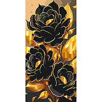 Картина за номерами Витончені квіти з фарбами металік 40х80 см АРТ-КРАФТ (11549-AC)