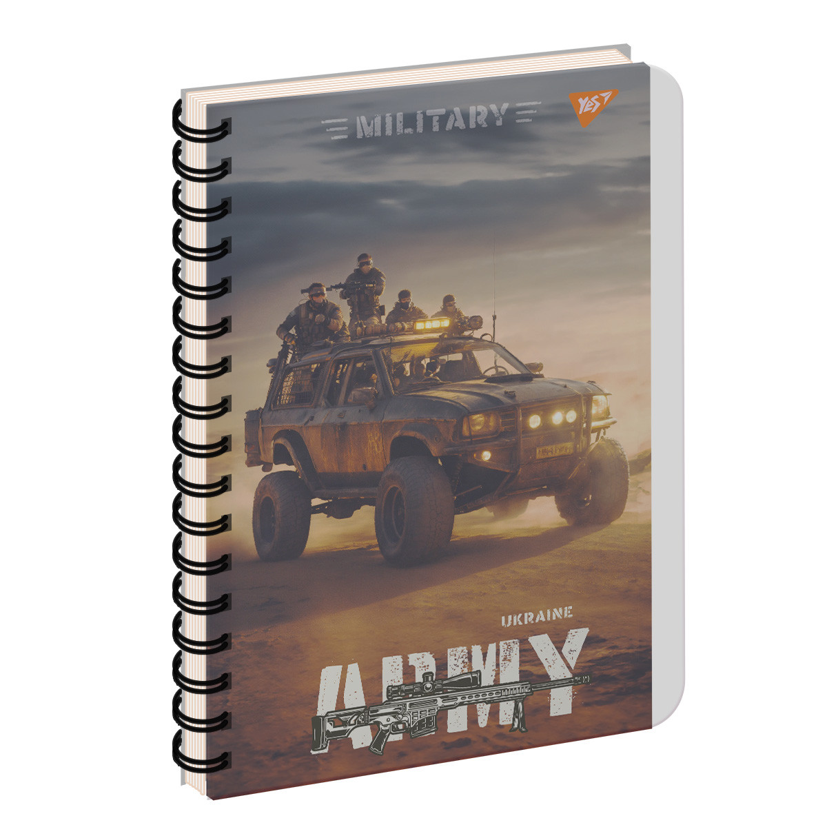 Зошит шкільний А4 144 аркуша пл.обкл. Army Ukraine YES (681944)