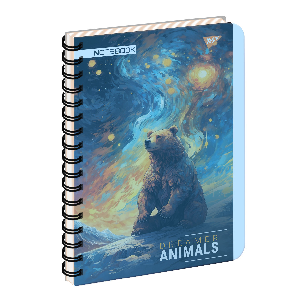 Зошит шкільний А4 144 аркуша пл.обкл. Dreamer animals YES (681949)