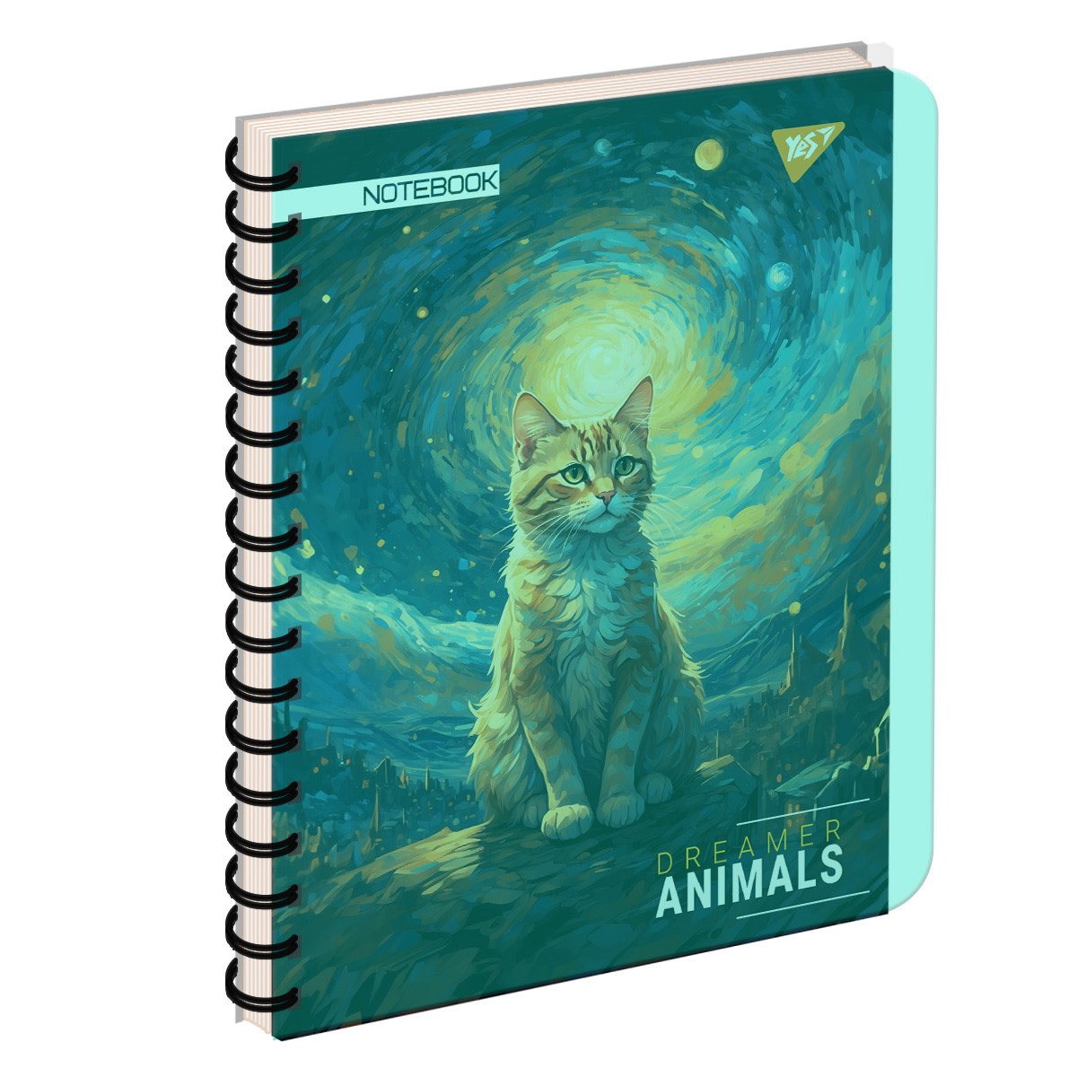 Зошит шкільний А5 144 аркуша пл.обкл. Dreamer animals YES (681972)