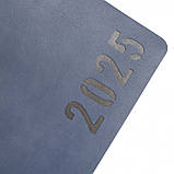 Щоденник А5 Leo Planner датований 2025 Agenda сіро блакитний 368 стор (252549), фото 4