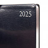 Щоденник А5 Leo Planner датований 2025 Aldento чорно синій 368 стор (252536), фото 4
