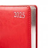 Щоденник А6 Leo Planner датований 2025 City червоний 352 стор (252556), фото 5